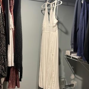 Abercrombie white dress never worn new with tags.